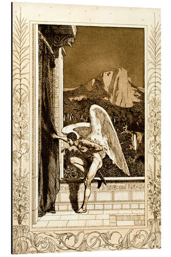 Aluminiumsbilde Cupid coming, sheet 12 from "Cupid and Psyche"