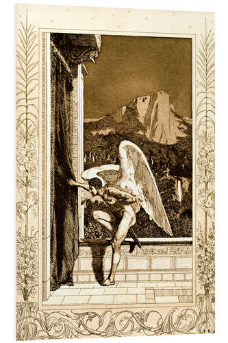 PVC-tavla Cupid coming, sheet 12 from "Cupid and Psyche"