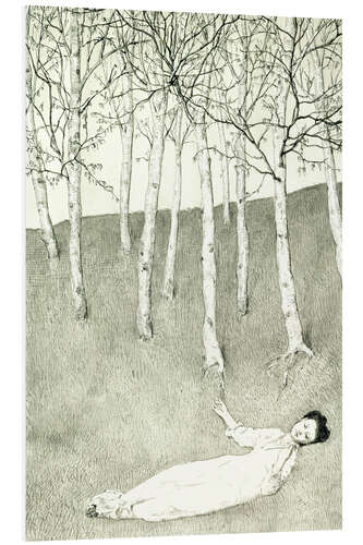 Foam board print Early spring
