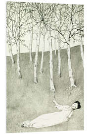 Foam board print Early spring