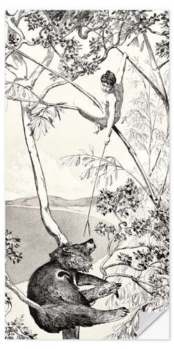 Sisustustarra Bear and elf