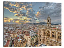 Gallery print Malaga City View