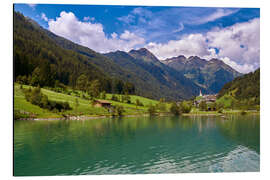 Aluminium print Mühlwalder valley in South Tyrol