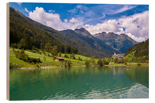 Hout print Mühlwalder valley in South Tyrol