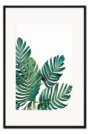 Gerahmter Kunstdruck Monsterablätter