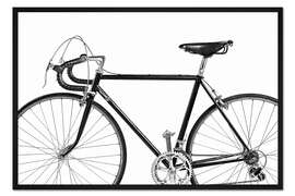 Gerahmter Kunstdruck Rennrad