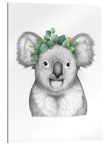 Gallery print Koala with eucalyptus