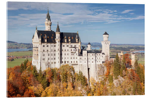 Acrylic print Neuschwanstein in autumn I