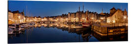 Cuadro de aluminio Casco antiguo y puerto de Honfleur, Normandía.