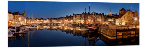 PVC print Old town and harbor of Honfleur, Normandy