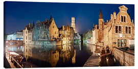 Canvas print The old town of Bruges