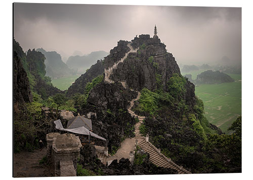 Aluminium print View of the Hang Mua peak, Vietnam