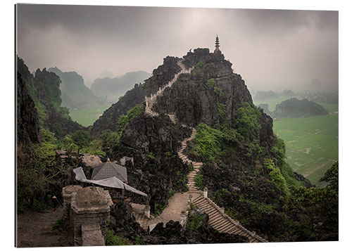 Gallery print View of the Hang Mua peak, Vietnam