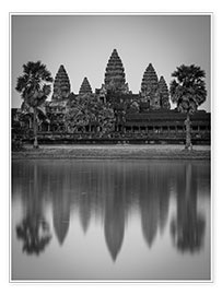 Wall print  Temple of Angkor Wat in Cambodia - Markus Ulrich