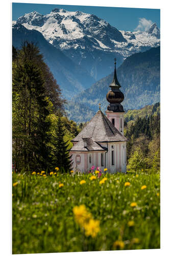 Cuadro de PVC Iglesia Maria Gern en Berchtesgaden