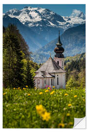 Wall sticker Church Maria Gern in the Berchtesgaden