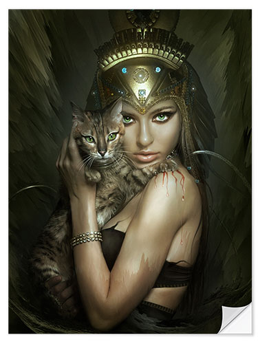 Selvklebende plakat Cat eyes