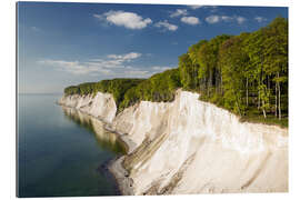 Gallery print Chalk cliffs in spring