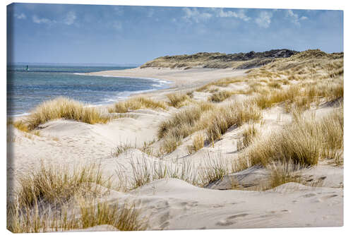 Lienzo Dunas errantes en Sylt