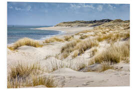 Foam board print Wandering dunes on Sylt