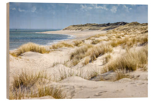 Holzbild Wanderdünen auf Sylt