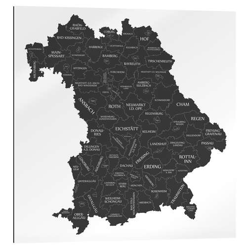 Galleriataulu Counties of Bavaria