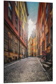 Magnettafel Straßen von Stockholm