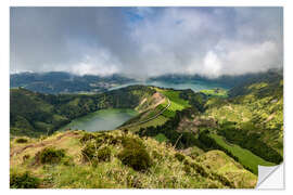 Selvklebende plakat Sao Miguel in the Azores