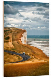 Print på træ White Cliffs in southern England