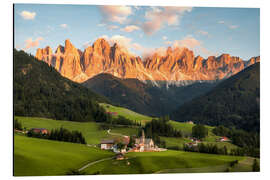 Magnettafel Sankt Magdalena Villnöß, Südtirol