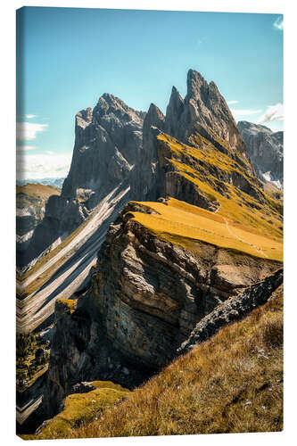 Stampa su tela Seceda Alto Adige