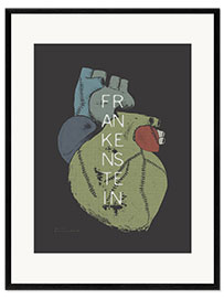 Impresión de arte enmarcada Frankenstein