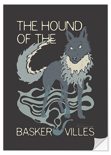 Selvklebende plakat The Hound of the Baskervilles