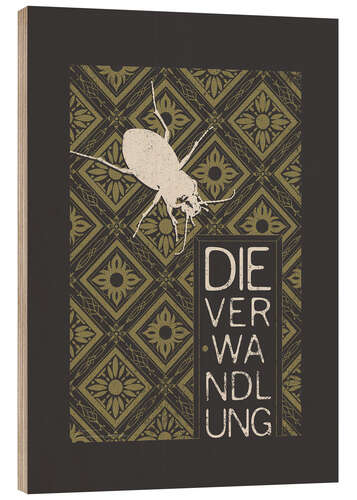 Hout print Kafka, The Metamorphosis