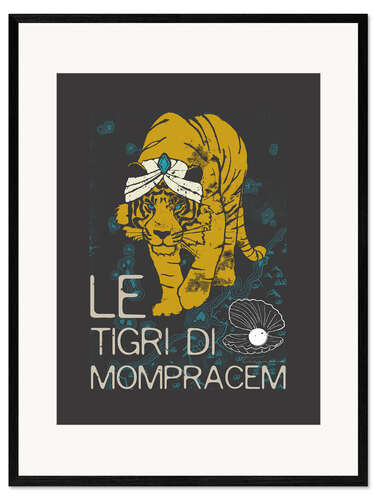 Gerahmter Kunstdruck Sandokan, Le tigri di Mompracem