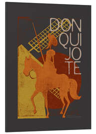 Aluminium print Don Quixote