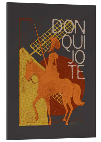 Cuadro de plexi-alu Don Quijote