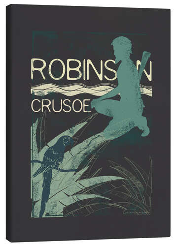 Stampa su tela Robinson Crusoe