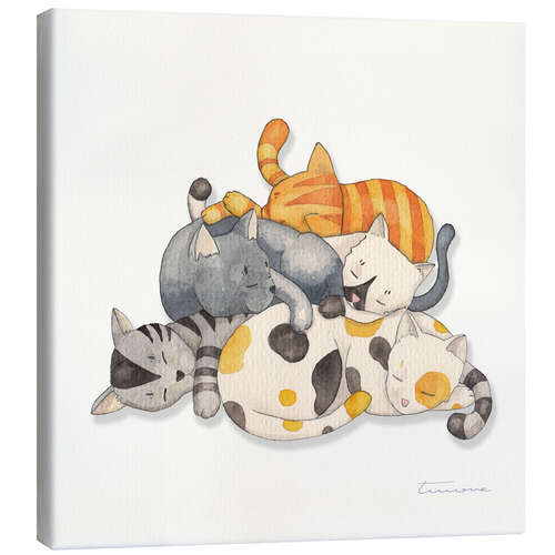 Canvas-taulu Cat nap