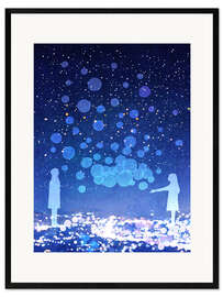 Framed art print The blue in you