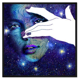 Gerahmter Kunstdruck Erde