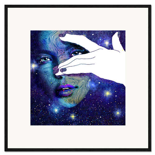 Impression artistique encadrée Terre