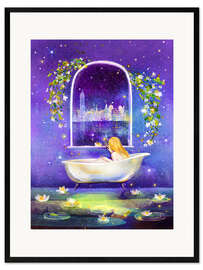 Framed art print A city night