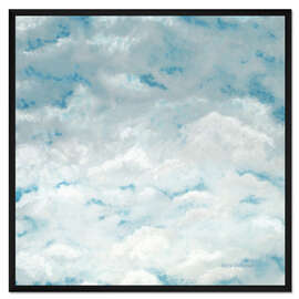 Gerahmter Kunstdruck Himmelsfenster