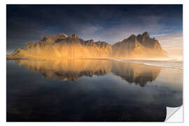 Adesivo murale Islanda - Il Vestrahorn all'alba