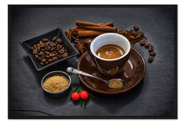 Gerahmter Kunstdruck Espresso I