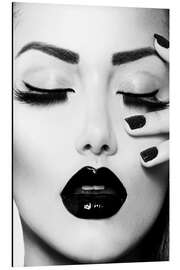 Magnettafel Schwarze Nägel