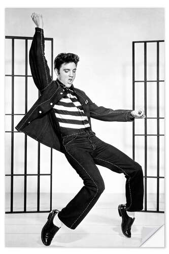 Naklejka na ścianę Elvis Presley dancing II