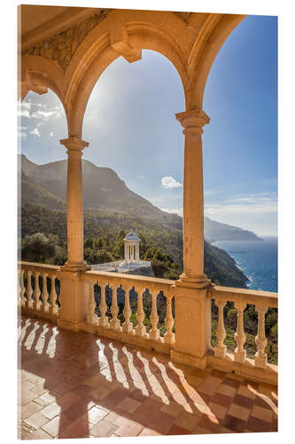 Acrylic print View of the coast of Majorca