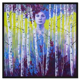 Gerahmter Kunstdruck Chartreuse Traum